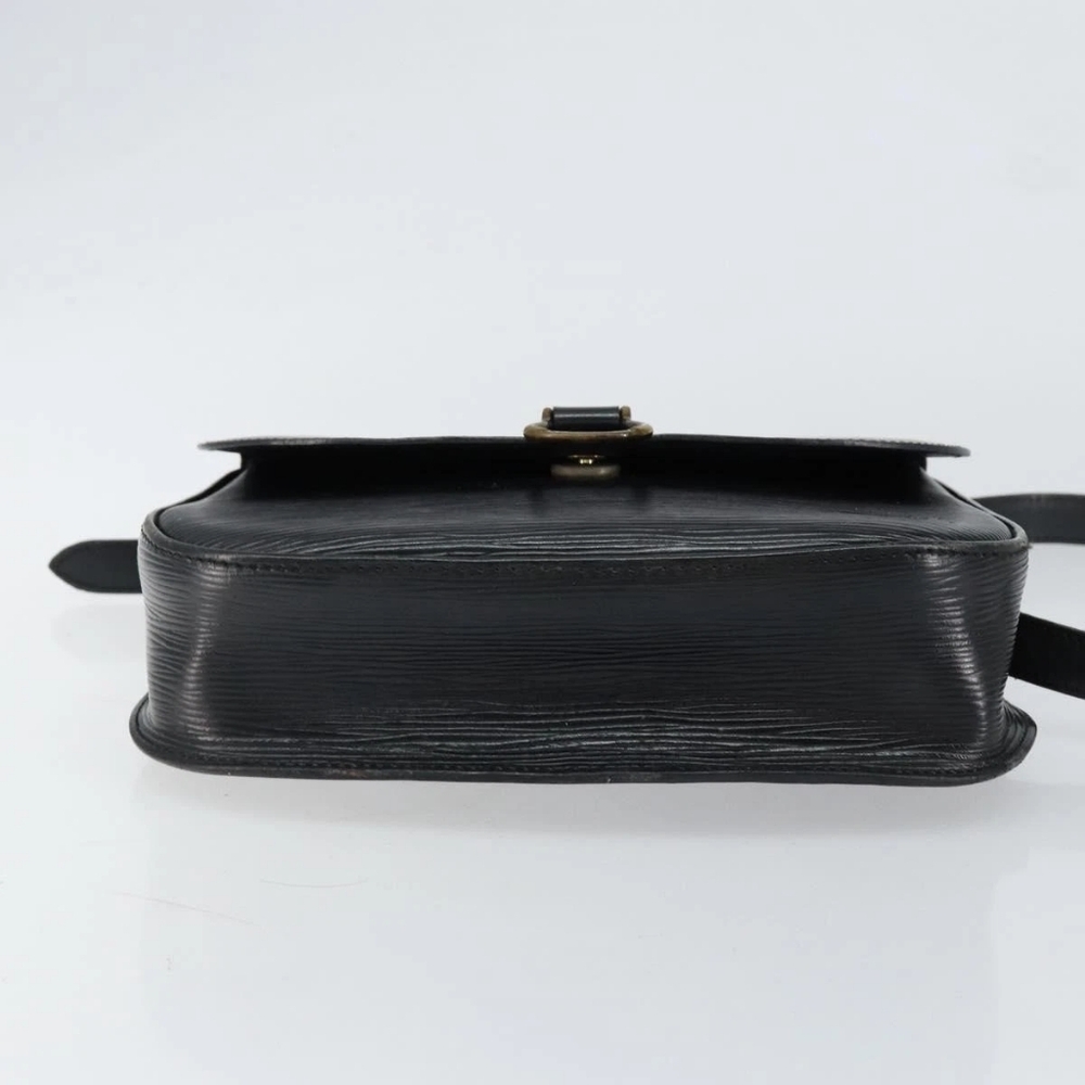 LOUIS VUITTON Epi Saint Cloud GM Shoulder Bag Black Noir - Picture 4 of 16